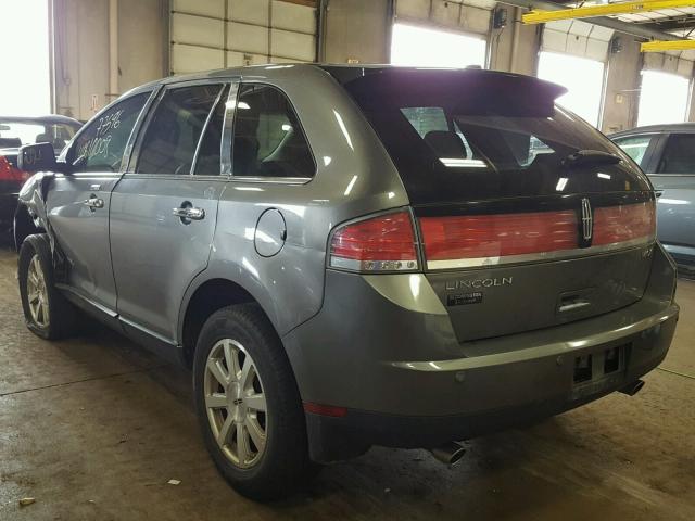 2LMDJ6JC3ABJ31529 - 2010 LINCOLN MKX GRAY photo 3