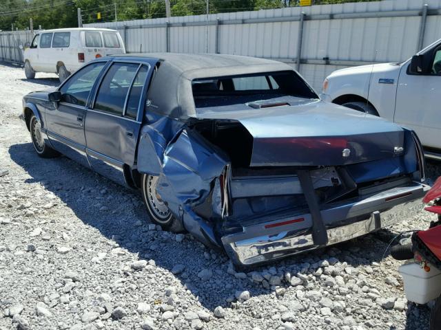 1G6DW5279PR721448 - 1993 CADILLAC FLEETWOOD BLUE photo 3