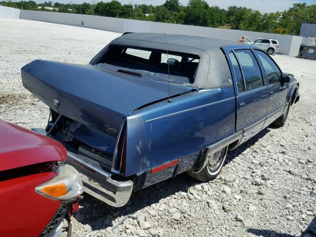 1G6DW5279PR721448 - 1993 CADILLAC FLEETWOOD BLUE photo 4