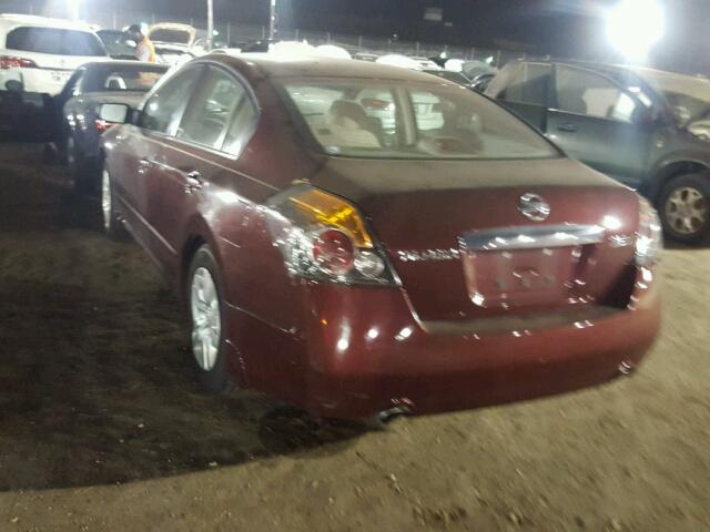 1N4AL2AP3AC189770 - 2010 NISSAN ALTIMA BURGUNDY photo 3