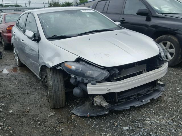 1C3CDFBAXDD286484 - 2013 DODGE DART SXT SILVER photo 1