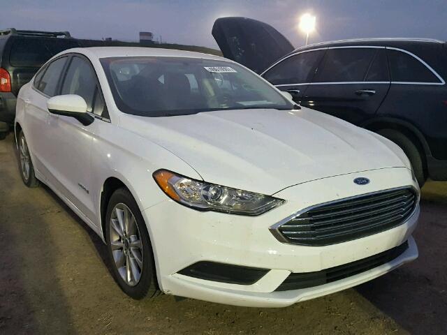 3FA6P0LUXHR400248 - 2017 FORD FUSION SE WHITE photo 1