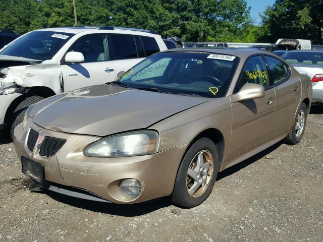2G2WR524841196734 - 2004 PONTIAC GRAND PRIX BEIGE photo 2