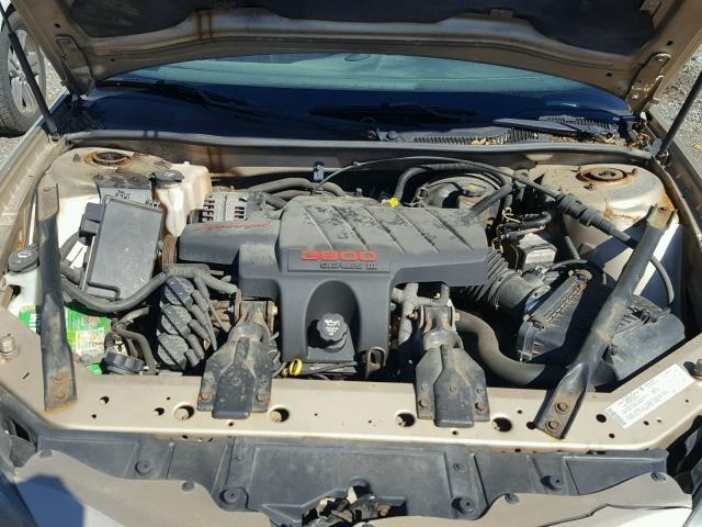 2G2WR524841196734 - 2004 PONTIAC GRAND PRIX BEIGE photo 7