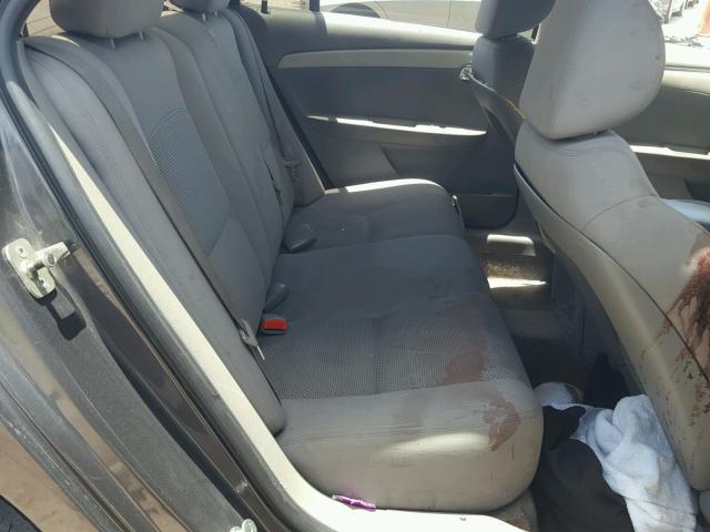 1G1ZB5E18BF160507 - 2011 CHEVROLET MALIBU LS ნაცრისფერი ფოტო 6