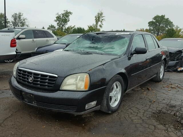 1G6KD54Y33U270723 - 2003 CADILLAC DEVILLE BLACK photo 2