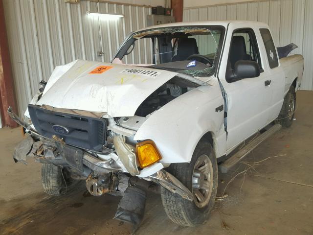 1FTYR44U35PA02921 - 2005 FORD RANGER SUP WHITE photo 2