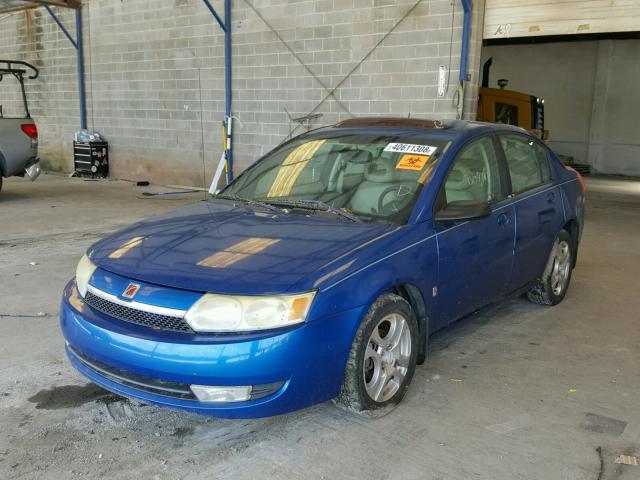 1G8AL52F04Z157825 - 2004 SATURN ION LEVEL BLUE photo 2