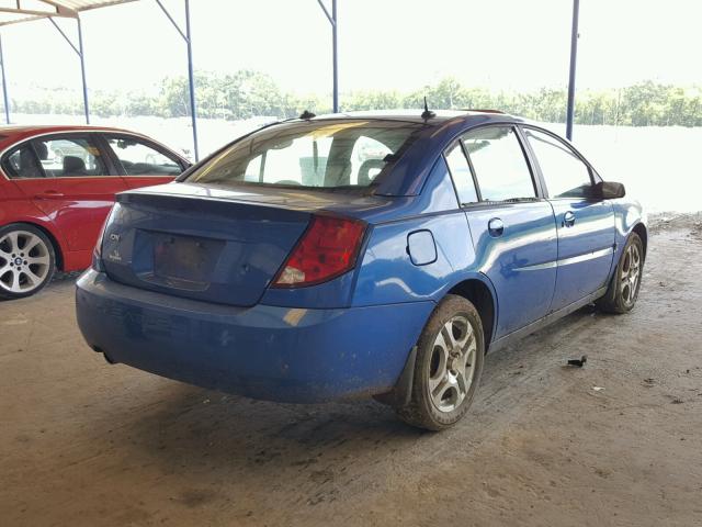 1G8AL52F04Z157825 - 2004 SATURN ION LEVEL BLUE photo 4