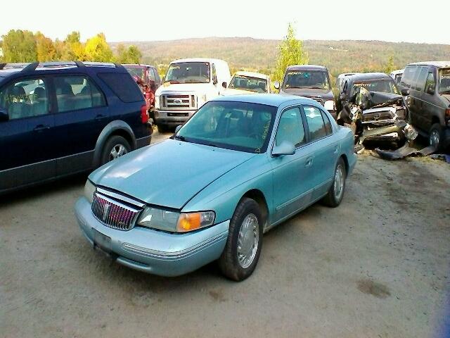 1LNLM97V3VY710375 - 1997 LINCOLN CONTINENTA BLUE photo 2