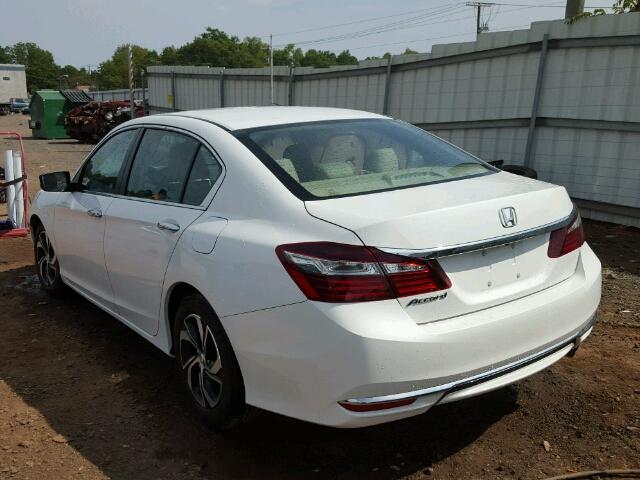 1HGCR2F34GA046792 - 2016 HONDA ACCORD WHITE photo 3