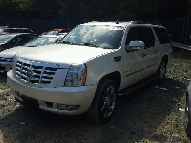 1GYFK66877R335485 - 2007 CADILLAC ESCALADE E WHITE photo 2