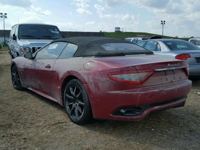 ZAM45MMA8C0060900 - 2012 MASERATI GRANTURISM RED photo 3