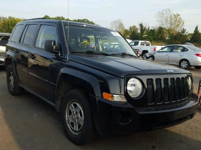 1J8FT28W48D707752 - 2008 JEEP PATRIOT SP BLACK photo 1