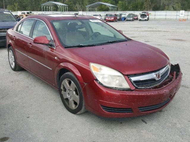 1G8ZS57B28F219518 - 2008 SATURN AURA RED photo 1