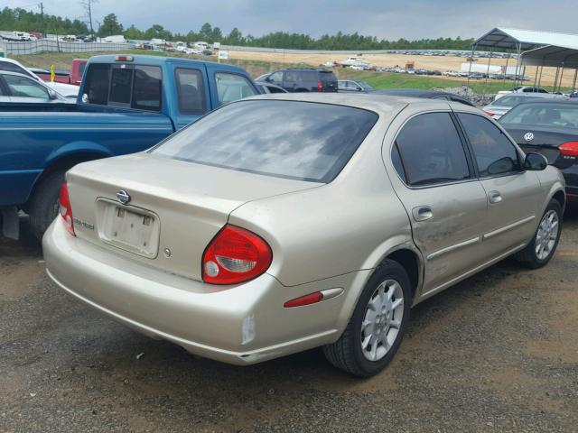 JN1CA31DX1T623710 - 2001 NISSAN MAXIMA GXE GOLD photo 4