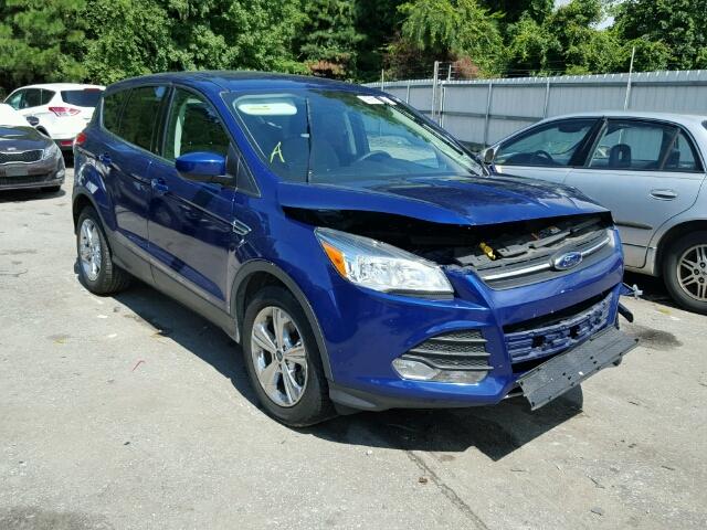 1FMCU0GX6EUD63001 - 2014 FORD ESCAPE SE BLUE photo 1