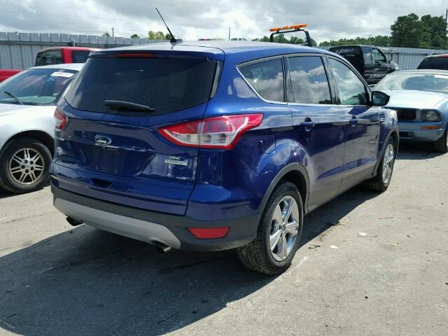 1FMCU0GX6EUD63001 - 2014 FORD ESCAPE SE BLUE photo 4