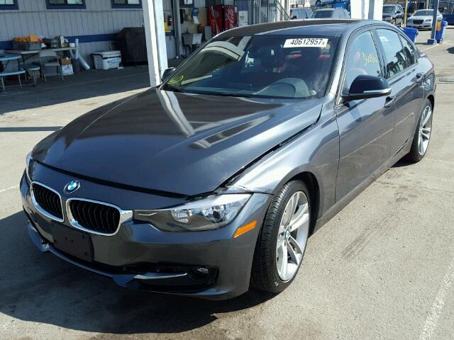 WBA3D3C50EK153173 - 2014 BMW 328 GRAY photo 2