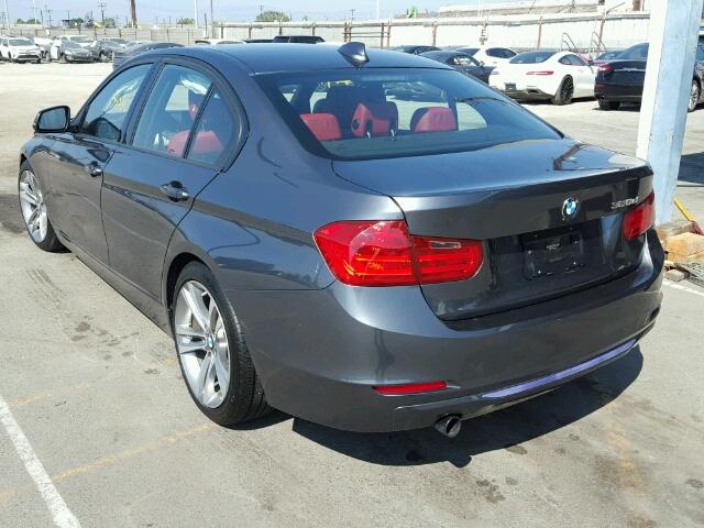 WBA3D3C50EK153173 - 2014 BMW 328 GRAY photo 3