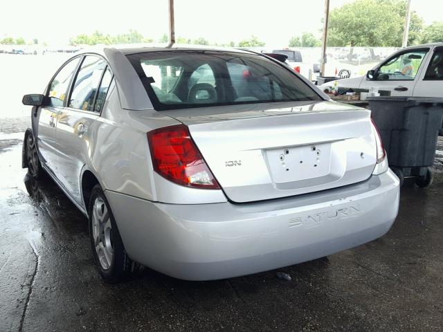 1G8AL52F94Z131921 - 2004 SATURN ION LEVEL SILVER photo 3