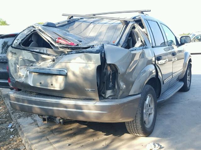 1D8HB58266F102037 - 2006 DODGE DURANGO GOLD photo 4