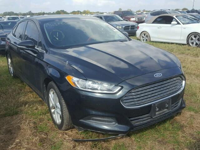 3FA6P0H75ER391151 - 2014 FORD FUSION BLUE photo 1