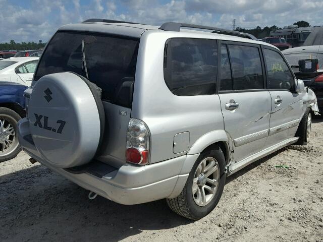 JS3TY92V744109705 - 2004 SUZUKI XL7 SILVER photo 4