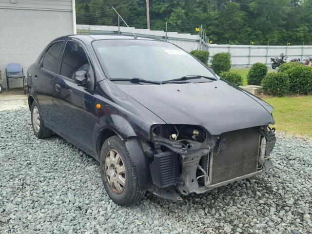 KL1TJ52614B238658 - 2004 CHEVROLET AVEO LS BLACK photo 1