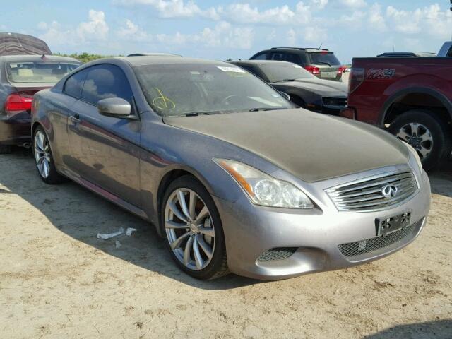 JNKCV64E08M102733 - 2008 INFINITI G37 BASE GRAY photo 1