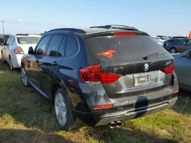 WBAVM5C5XFVV93809 - 2015 BMW X1 BLACK photo 3