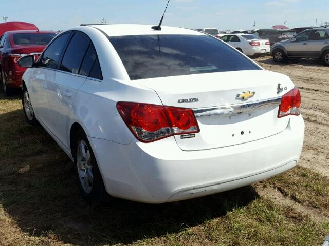 1G1PC5SB6D7275217 - 2013 CHEVROLET CRUZE LT WHITE photo 3