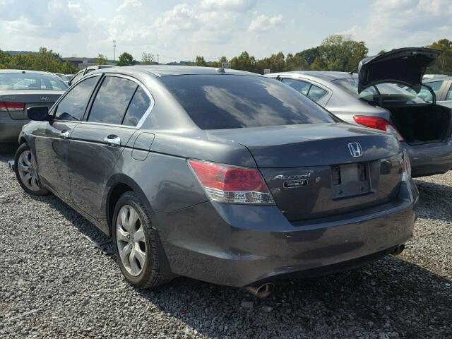 1HGCP3F89AA013897 - 2010 HONDA ACCORD EXL GRAY photo 3