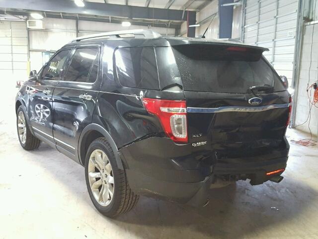 1FMHK7D82CGA38150 - 2012 FORD EXPLORER X BLACK photo 3