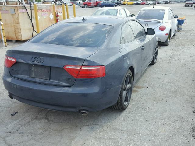 WAUDK78TX9A003737 - 2009 AUDI A5 QUATTRO BLUE photo 4