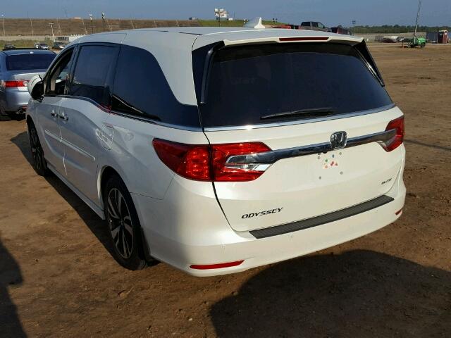 5FNRL6H9XJB008128 - 2018 HONDA ODYSSEY WHITE photo 3