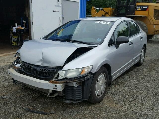 2HGFA16439H113670 - 2009 HONDA CIVIC DX-G GRAY photo 2