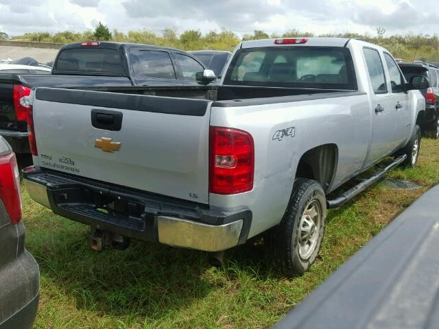 1GC1KVCGXCF115842 - 2012 CHEVROLET SILVERADO SILVER photo 4