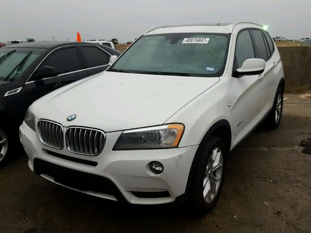 5UXWX7C54E0E78856 - 2014 BMW X3 XDRIVE3 WHITE photo 2