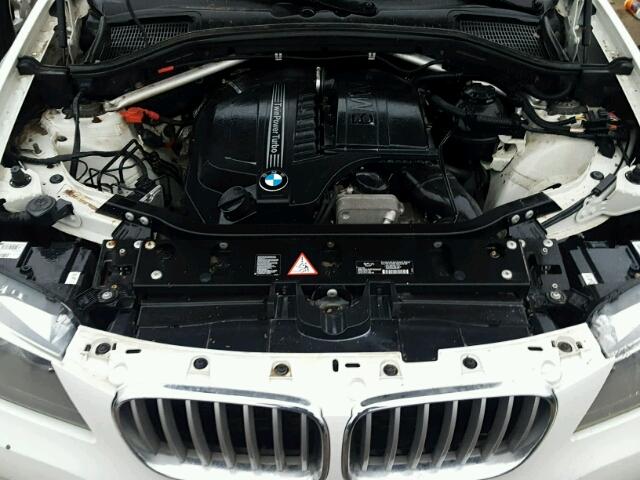 5UXWX7C54E0E78856 - 2014 BMW X3 XDRIVE3 WHITE photo 7