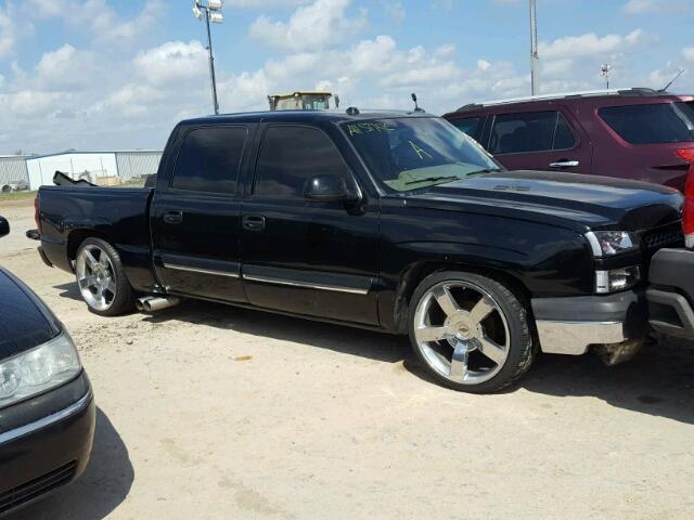 2GCEC13T041426337 - 2004 CHEVROLET SILVERADO BLACK photo 1