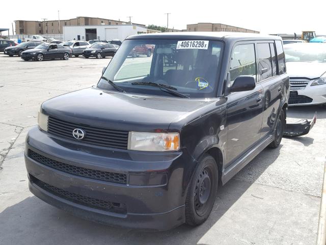 JTLKT324740147296 - 2004 TOYOTA SCION XB Schwarz Foto 2