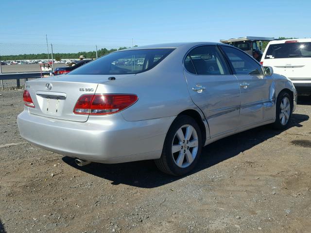 JTHBA30G365155379 - 2006 LEXUS ES 330 SILVER photo 4