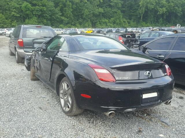 JTHFN45YX79011304 - 2007 LEXUS SC 430 BLACK photo 3