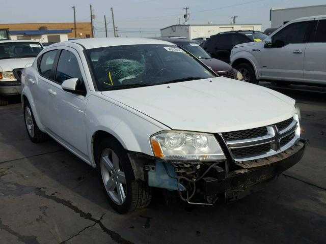 1B3BD2FB8BN548966 - 2011 DODGE AVENGER LU WHITE photo 1