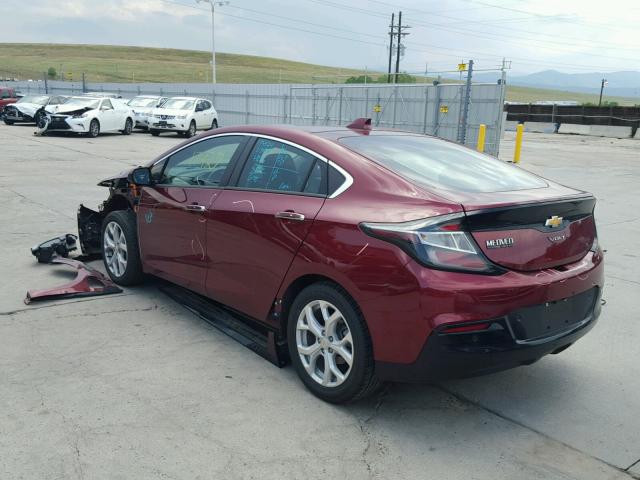 1G1RB6S56HU184693 - 2017 CHEVROLET VOLT PREMI RED photo 3