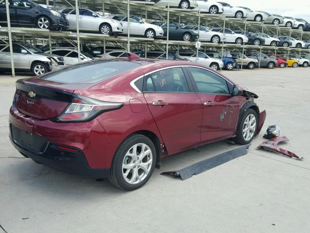 1G1RB6S56HU184693 - 2017 CHEVROLET VOLT PREMI RED photo 4