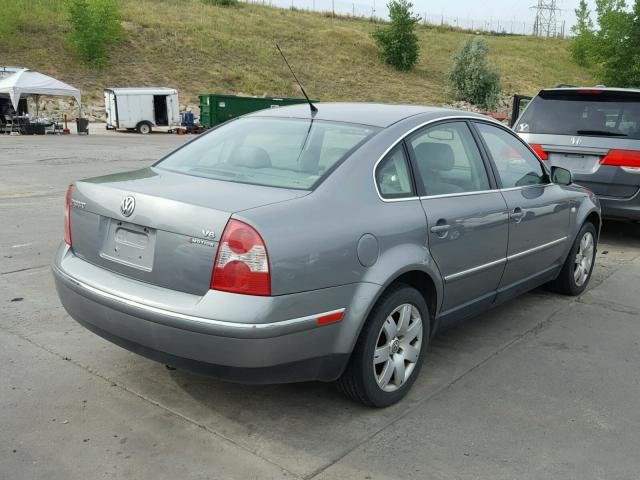 WVWTH63B93P445595 - 2003 VOLKSWAGEN PASSAT GLX 灰色 照片 4