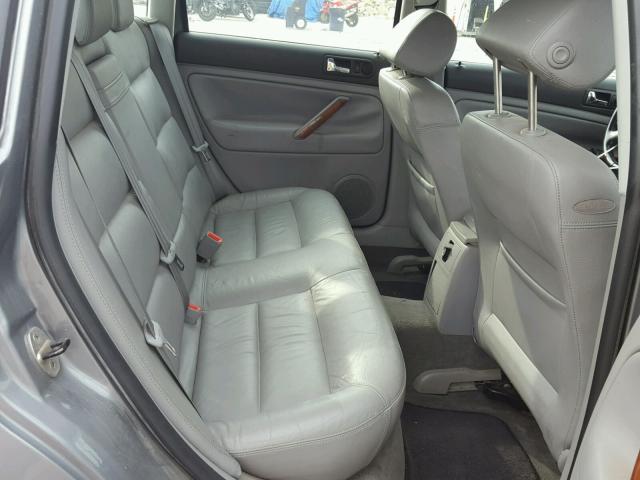 WVWTH63B93P445595 - 2003 VOLKSWAGEN PASSAT GLX 灰色 照片 6