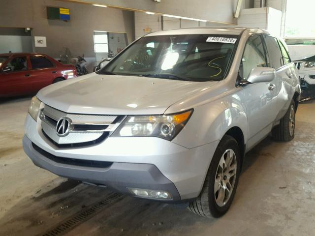 2HNYD282X9H522646 - 2009 ACURA MDX GRAY photo 2